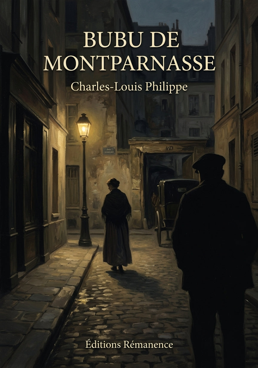 Livre Bubu de Montparnasse par Charles-Louis Philippe - Couverture - Editions Remanence