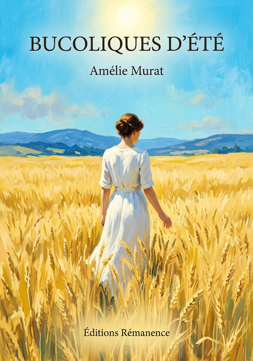Livre Bucoliques d’été par Amélie Murat - Couverture - Editions Remanence