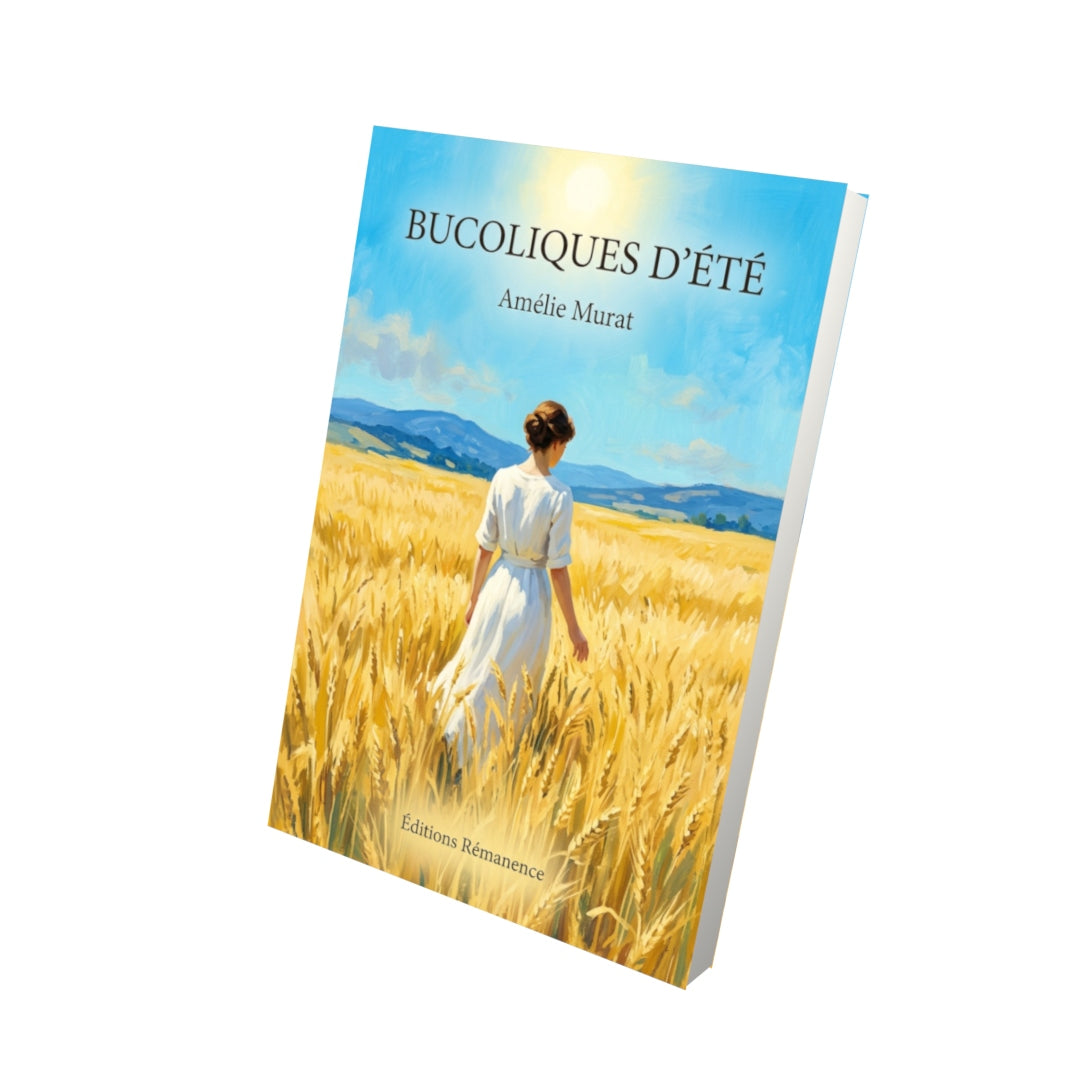 Livre Bucoliques d’été par Amélie Murat - Vue 3D - Editions Remanence