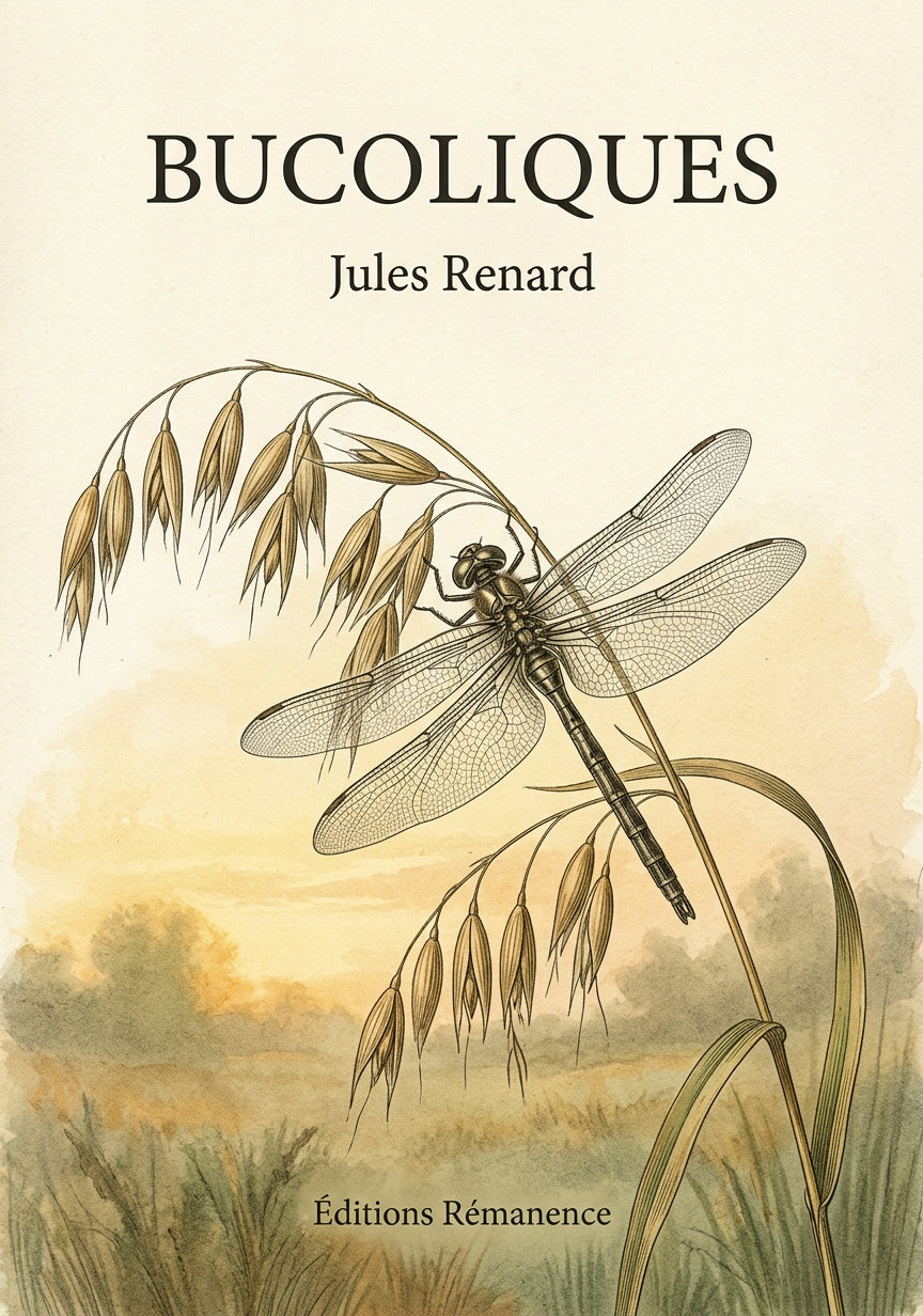 Livre Bucoliques par Jules Renard - Couverture - Editions Remanence