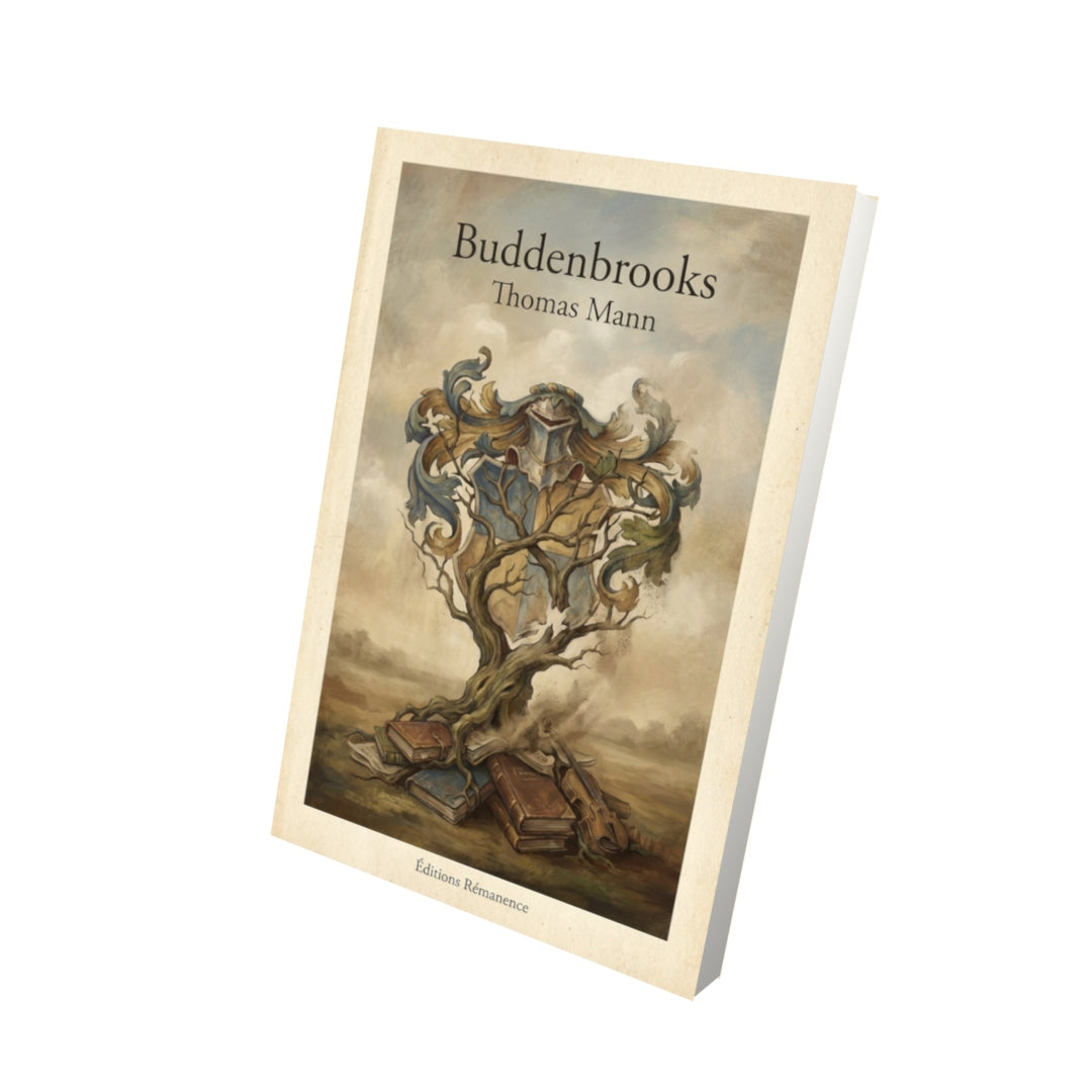 Livre Buddenbrooks – Thomas Mann - Vue 3D - Editions Remanence