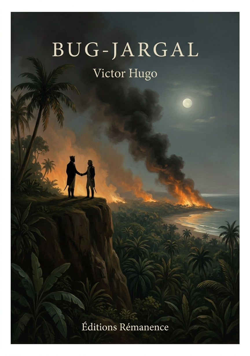 Livre Bug-Jargal par Victor Hugo - Couverture - Editions Remanence