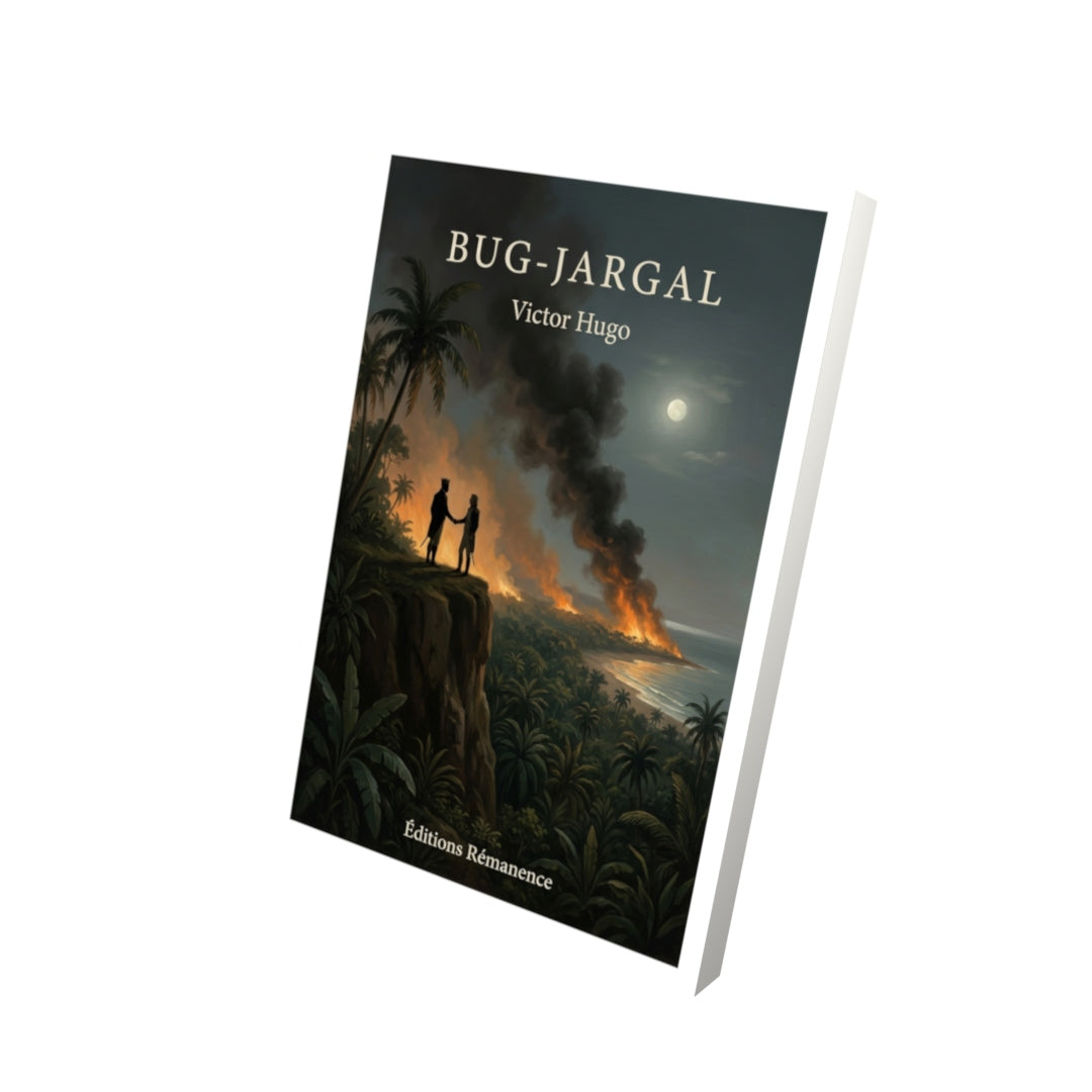 Livre Bug-Jargal par Victor Hugo - Vue 3D - Editions Remanence