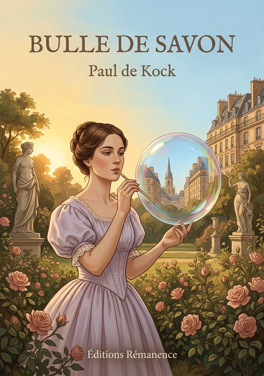 Livre Bulle de savon par Paul de Kock - Couverture - Editions Remanence