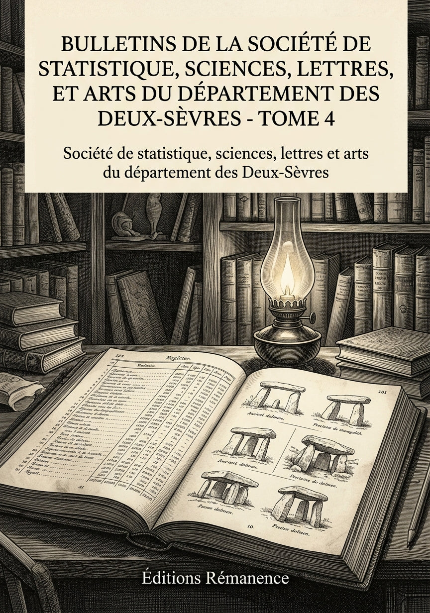 Livre Bulletins de la Société de statistique, sciences, lettres, et arts du département des Deux-Sèvres - Tome 4 par Société de statistique, sciences, lettres et arts du département des Deux-Sèvres - Couverture - Editions Remanence