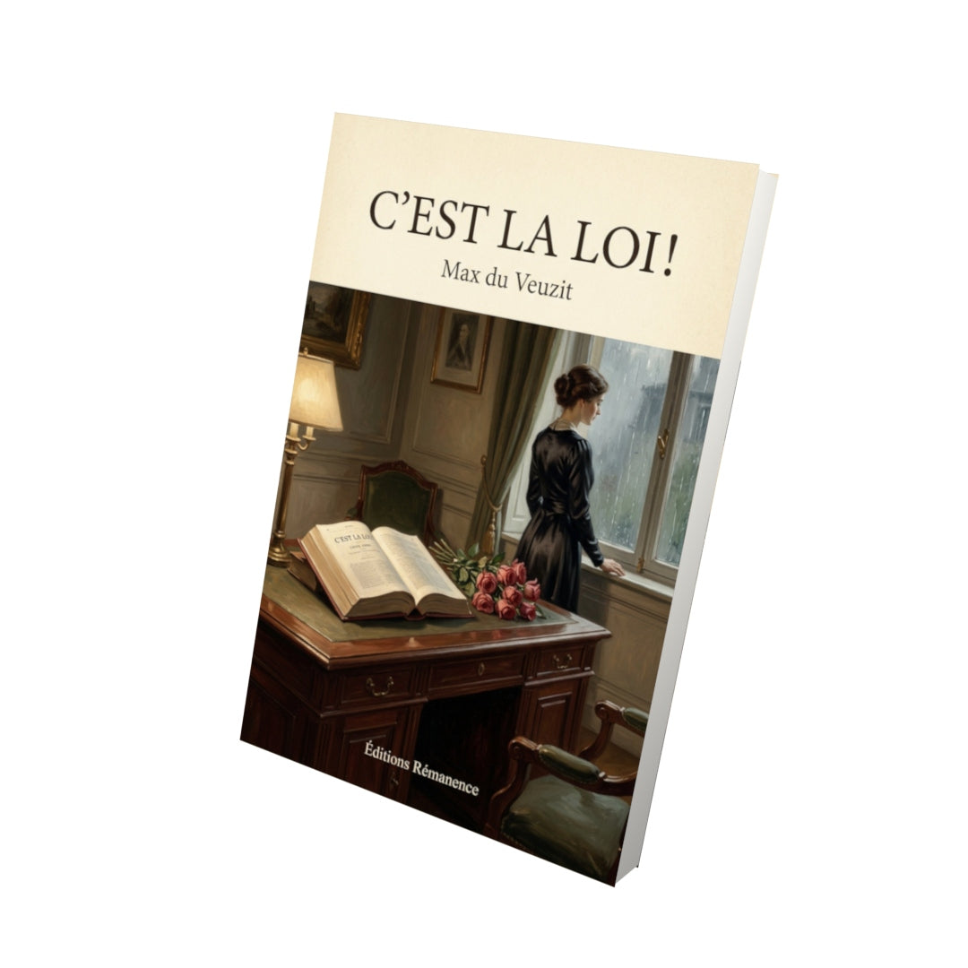 Livre C'est la loi! - Max du Veuzit - Vue 3D - Editions Remanence