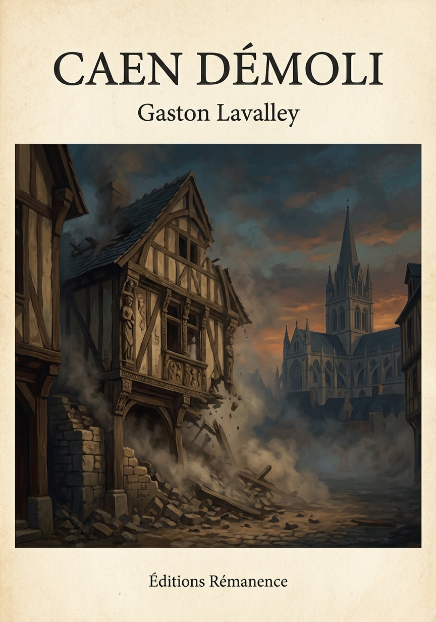 Caen démoli - Gaston Lavalley (Couverture)