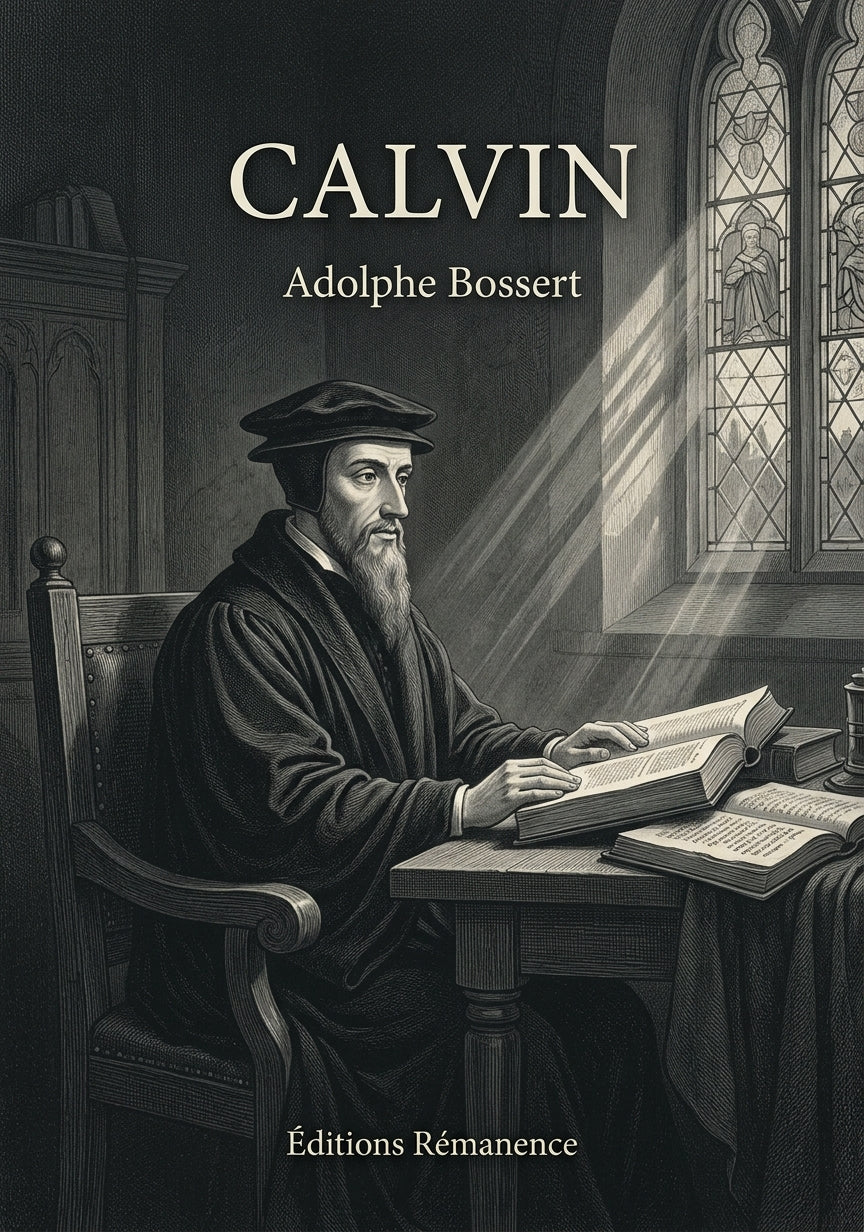 Livre Calvin par Adolphe Bossert - Couverture - Editions Remanence