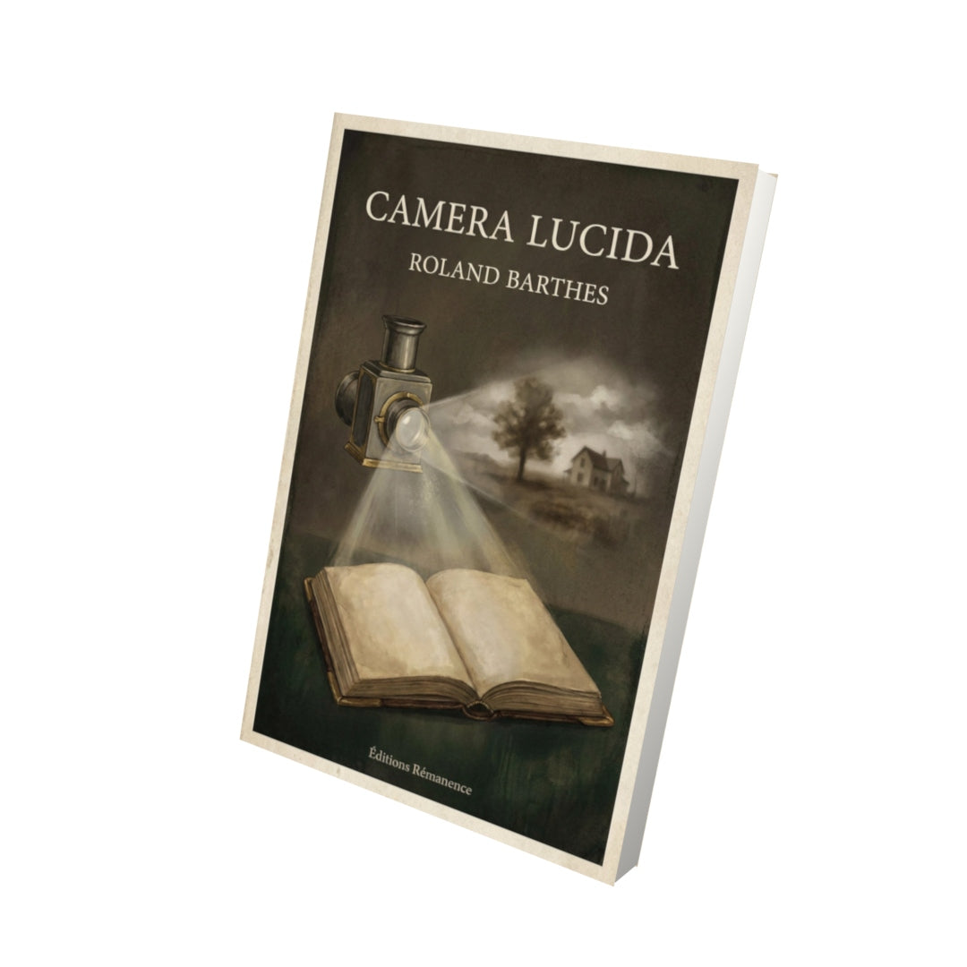 Livre Camera Lucida – Roland Barthes - Vue 3D - Editions Remanence