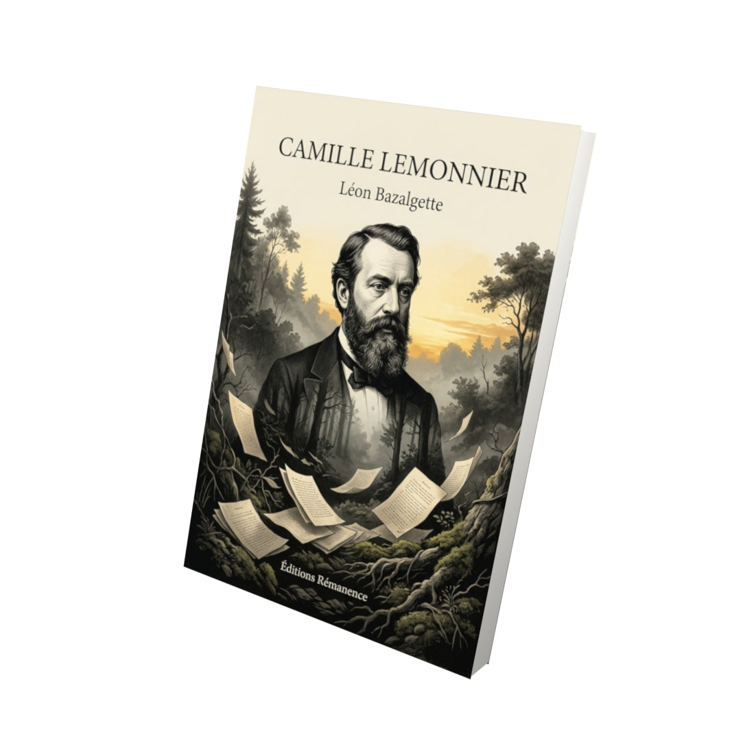 Livre Camille Lemonnier par Léon Bazalgette - Vue 3D - Editions Remanence