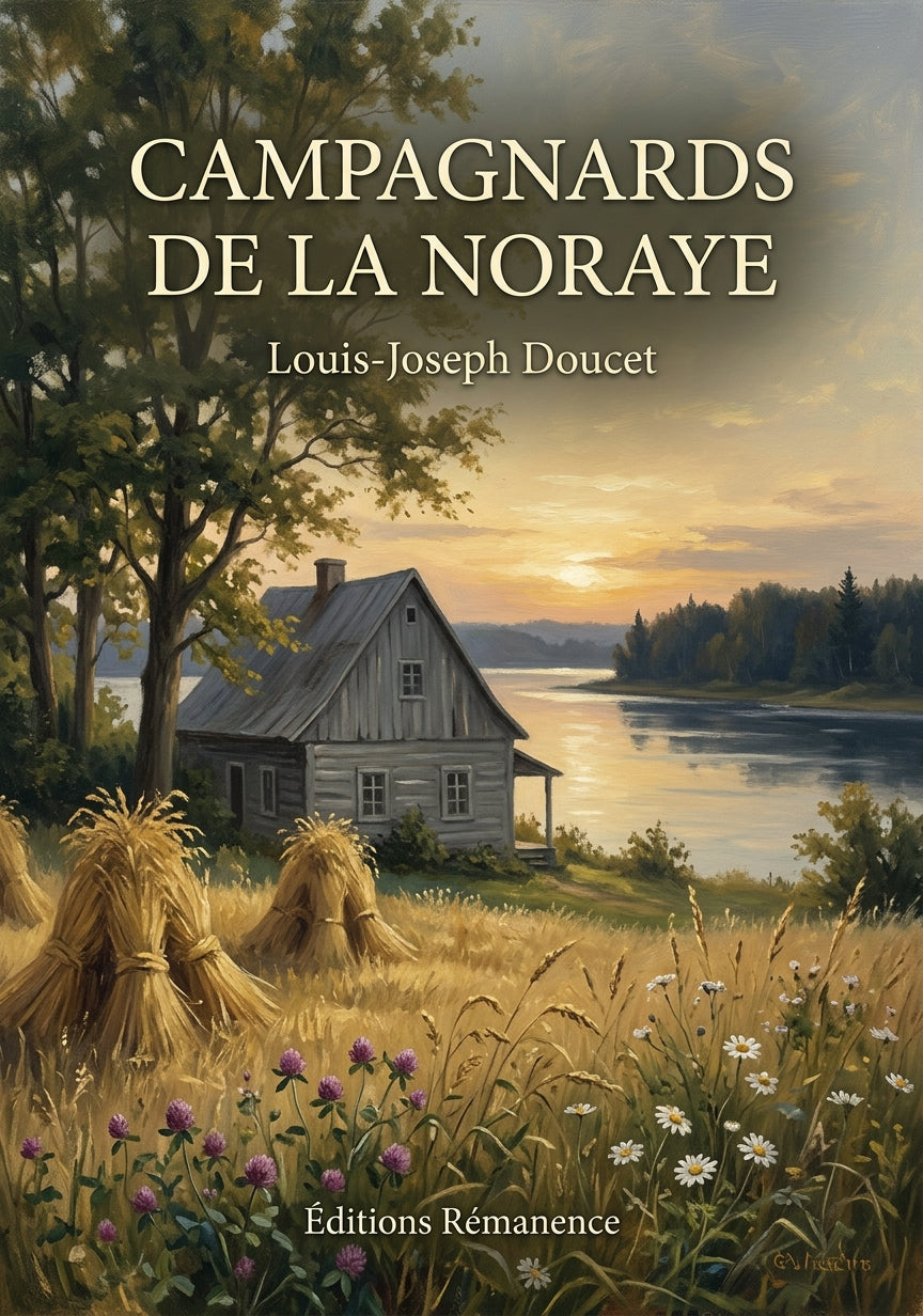 Livre Campagnards de la Noraye par Louis-Joseph Doucet - Couverture - Editions Remanence