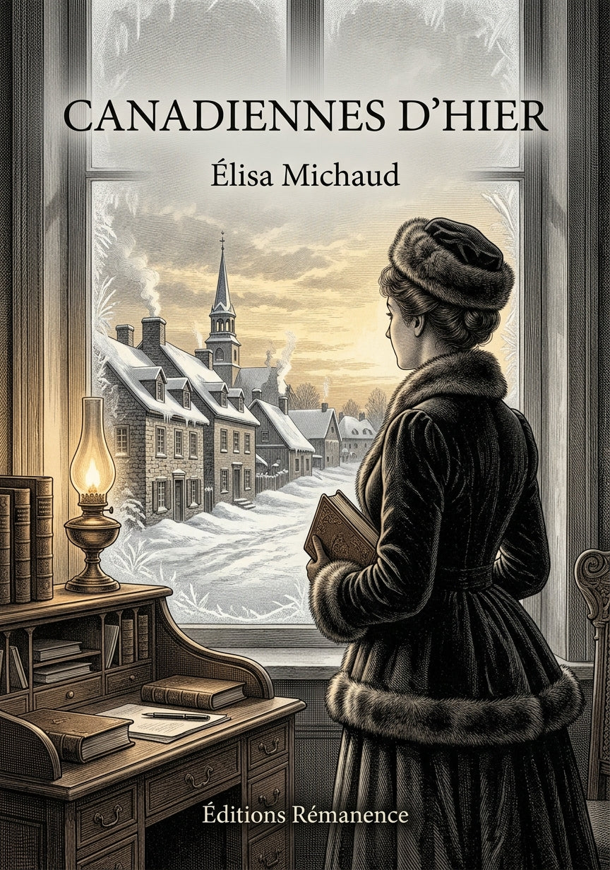 Livre Canadiennes d’hier par Élisa Michaud - Couverture - Editions Remanence