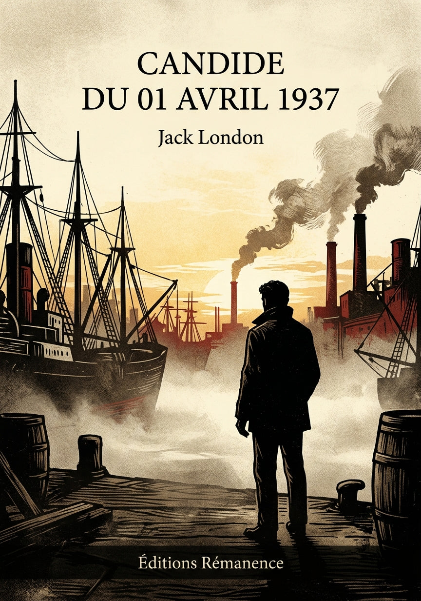 Livre Candide du 01 avril 1937 par Jack London - Couverture - Editions Remanence