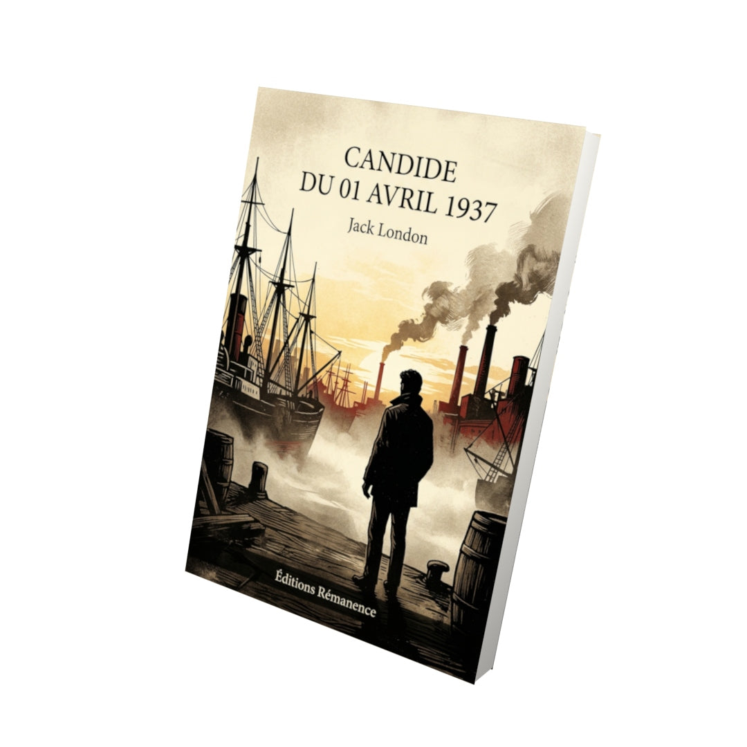 Livre Candide du 01 avril 1937 par Jack London - Vue 3D - Editions Remanence