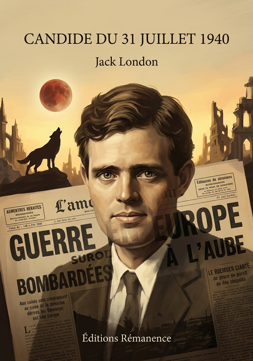 Livre Candide du 31 juillet 1940 par Jack London - Couverture - Editions Remanence