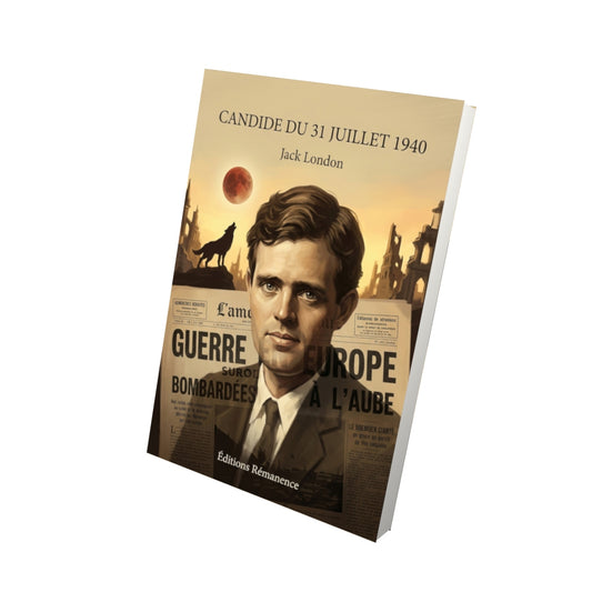 Livre Candide du 31 juillet 1940 par Jack London - Vue 3D - Editions Remanence