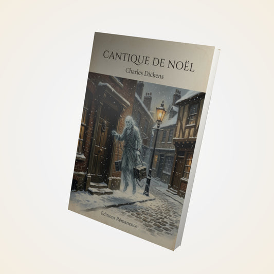 Livre Cantique de Noël - Charles Dickens - Couverture 3D