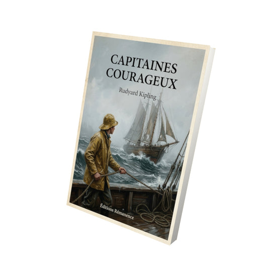 Livre Capitaines Courageux - Rudyard Kipling - Vue 3D - Editions Remanence