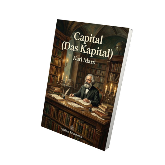 Livre Capital (Das Kapital) – Karl Marx - Vue 3D - Editions Remanence