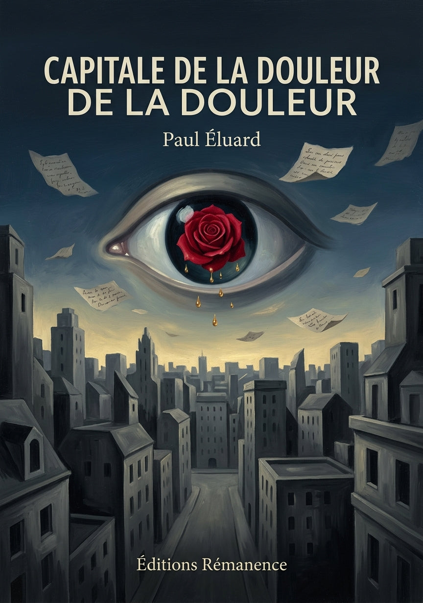 Livre Capitale de la douleur par Paul Éluard - Couverture - Editions Remanence