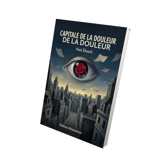 Livre Capitale de la douleur par Paul Éluard - Vue 3D - Editions Remanence