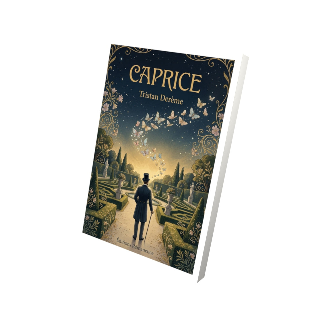 Livre Caprice par Tristan Derème - Vue 3D - Editions Remanence