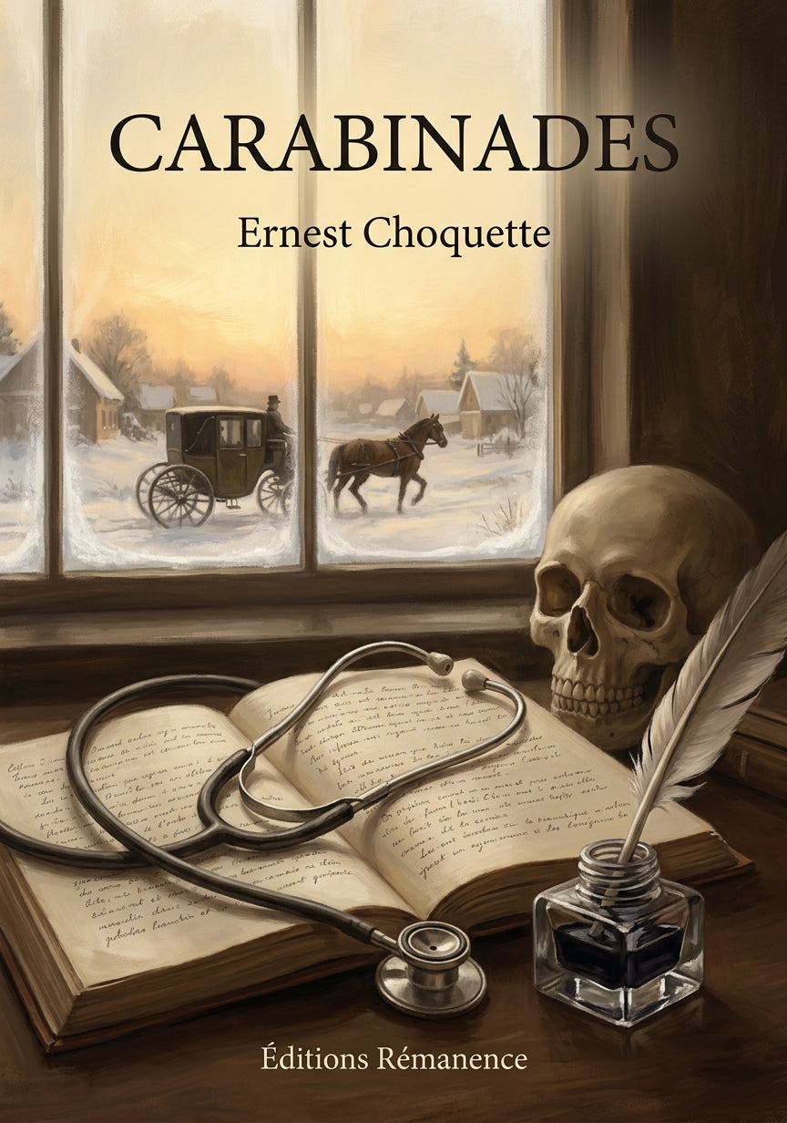 Livre Carabinades par Ernest Choquette - Couverture - Editions Remanence