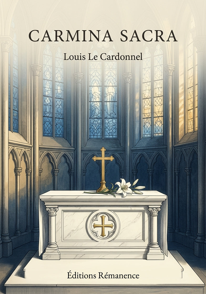 Livre Carmina sacra par Louis Le Cardonnel - Couverture - Editions Remanence