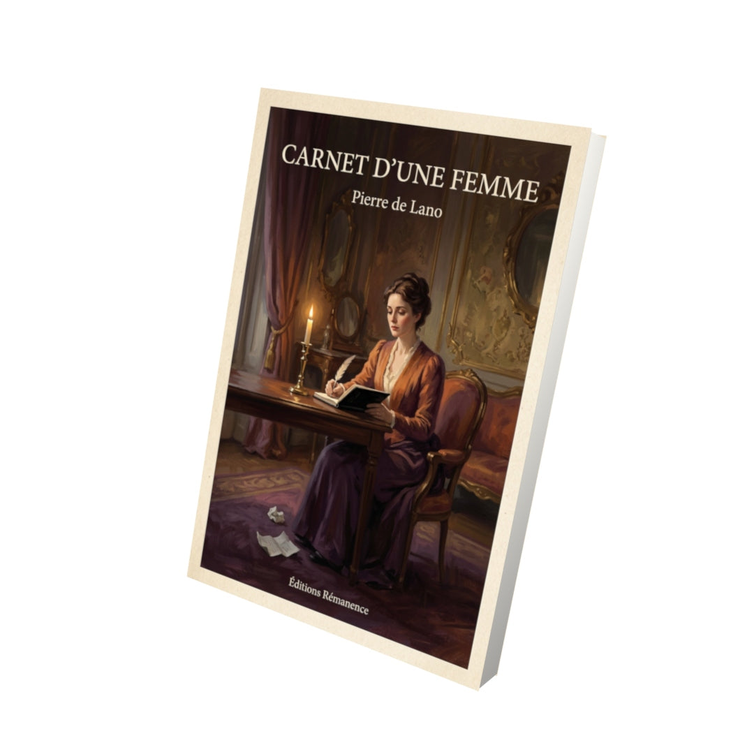 Livre Carnet d'une femme - Pierre de Lano - Vue 3D - Editions Remanence