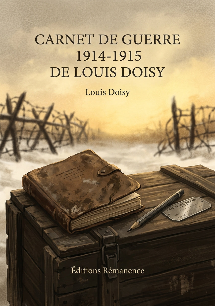 Livre Carnet de guerre 1914-1915 de Louis Doisy par Louis Doisy - Couverture - Editions Remanence