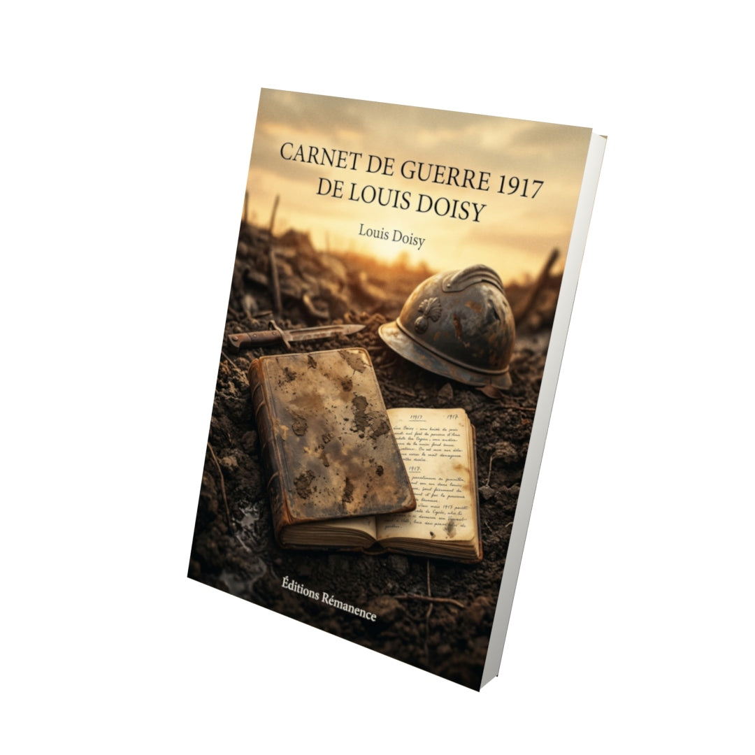 Livre Carnet de guerre 1917 de Louis Doisy par Louis Doisy - Vue 3D - Editions Remanence