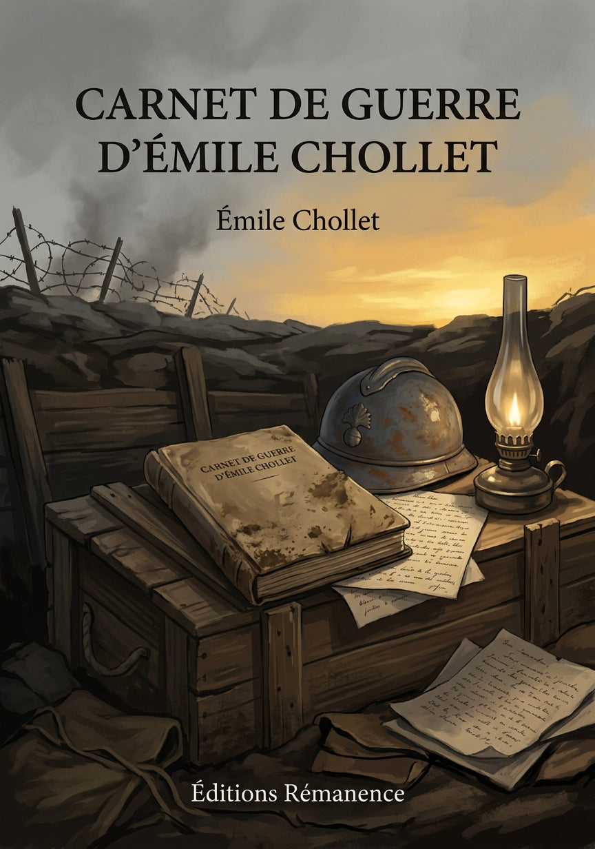 Livre Carnet de guerre d’Émile Chollet par Émile Chollet - Couverture - Editions Remanence