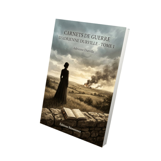 Livre Carnets de guerre d’Adrienne Durville - Tome 1 par Adrienne Durville - Vue 3D - Editions Remanence