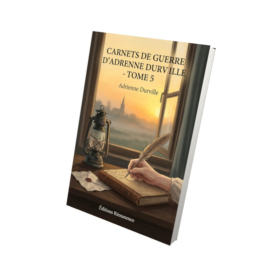 Livre Carnets de guerre d’Adrienne Durville - Tome 5 par Adrienne Durville - Vue 3D - Editions Remanence