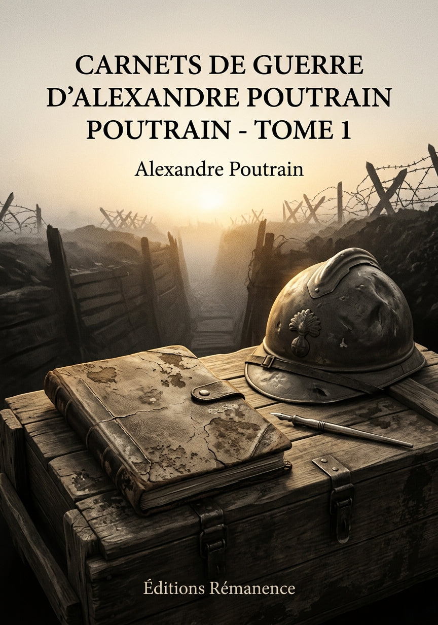 Livre Carnets de guerre d’Alexandre Poutrain - Tome 1 par Alexandre Poutrain - Couverture - Editions Remanence