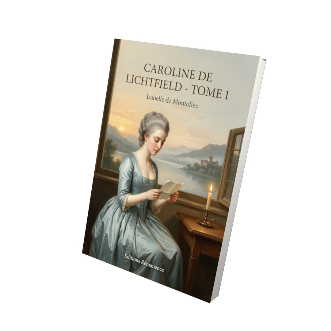Livre Caroline de Lichtfield - Tome 1 par Isabelle de Montolieu - Vue 3D - Editions Remanence