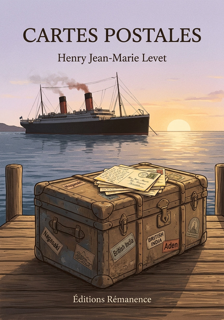 Livre Cartes postales par Henry Jean-Marie Levet - Couverture - Editions Remanence
