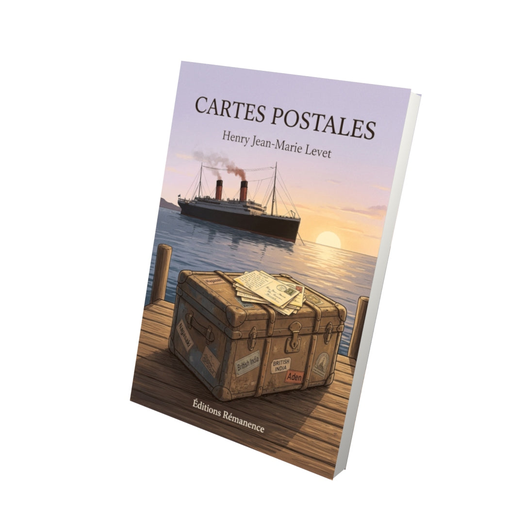 Livre Cartes postales par Henry Jean-Marie Levet - Vue 3D - Editions Remanence