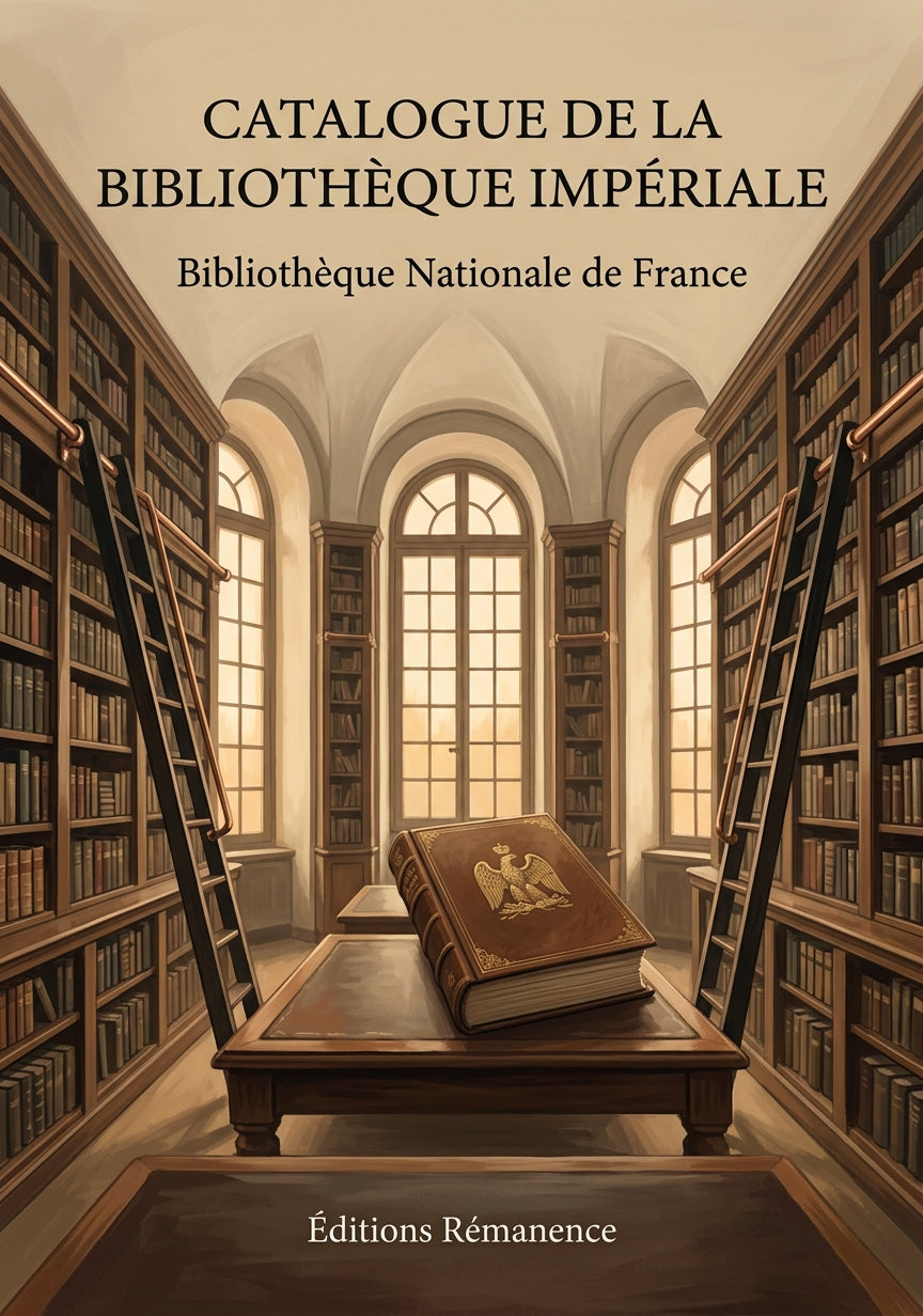 Livre Catalogue de la Bibliothèque Impériale par Bibliothèque Nationale de France - Couverture - Editions Remanence