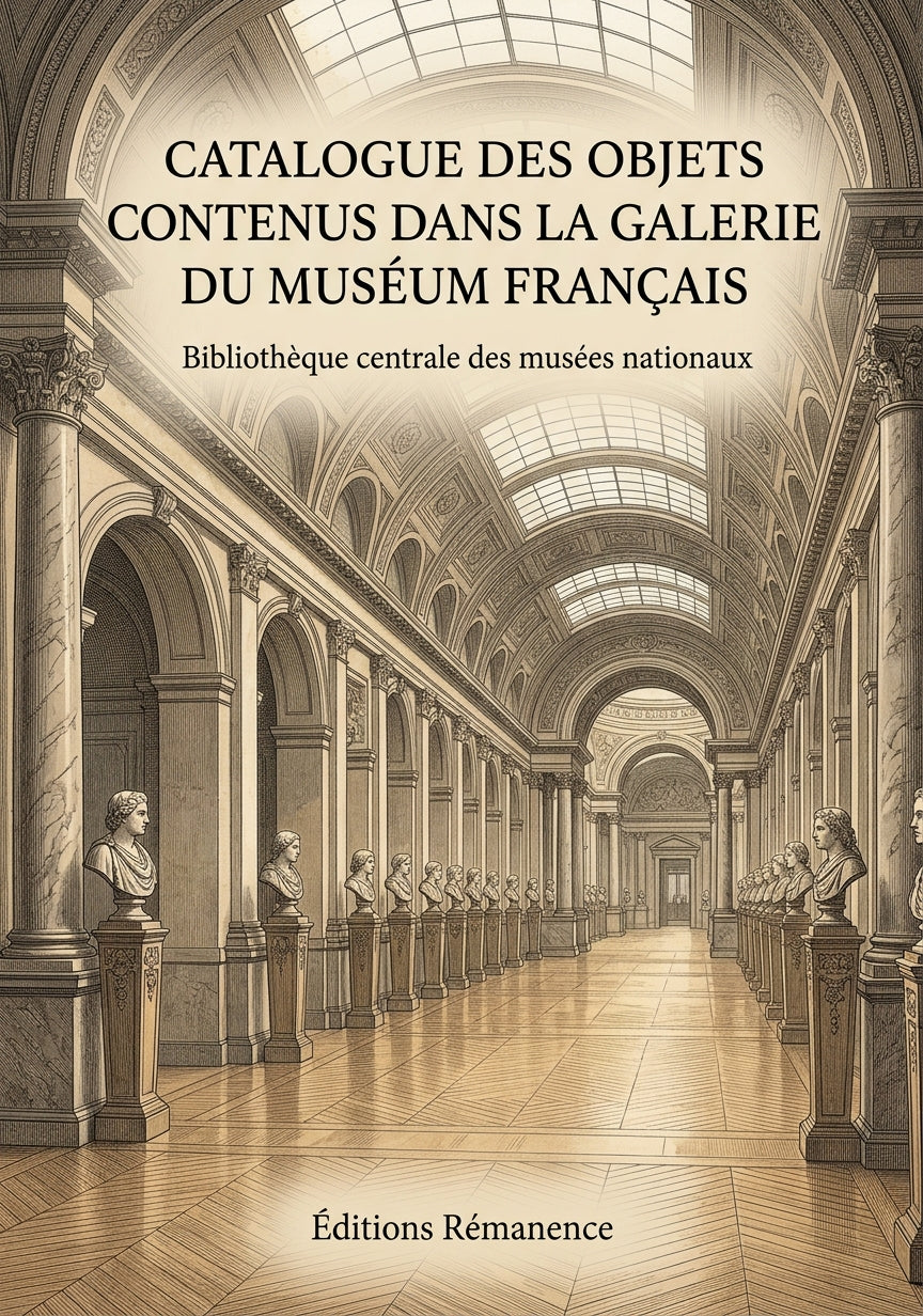 Livre Catalogue des objets contenus dans la galerie du Muséum français par Bibliothèque centrale des musées nationaux - Couverture - Editions Remanence
