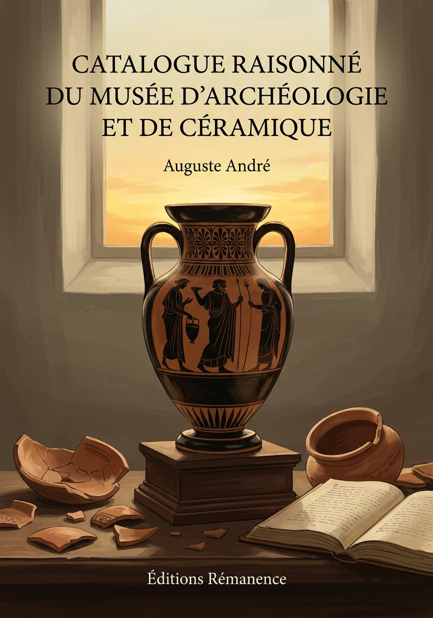 Livre Catalogue raisonné du Musée d’Archéologie et de Céramique par Auguste André - Couverture - Editions Remanence