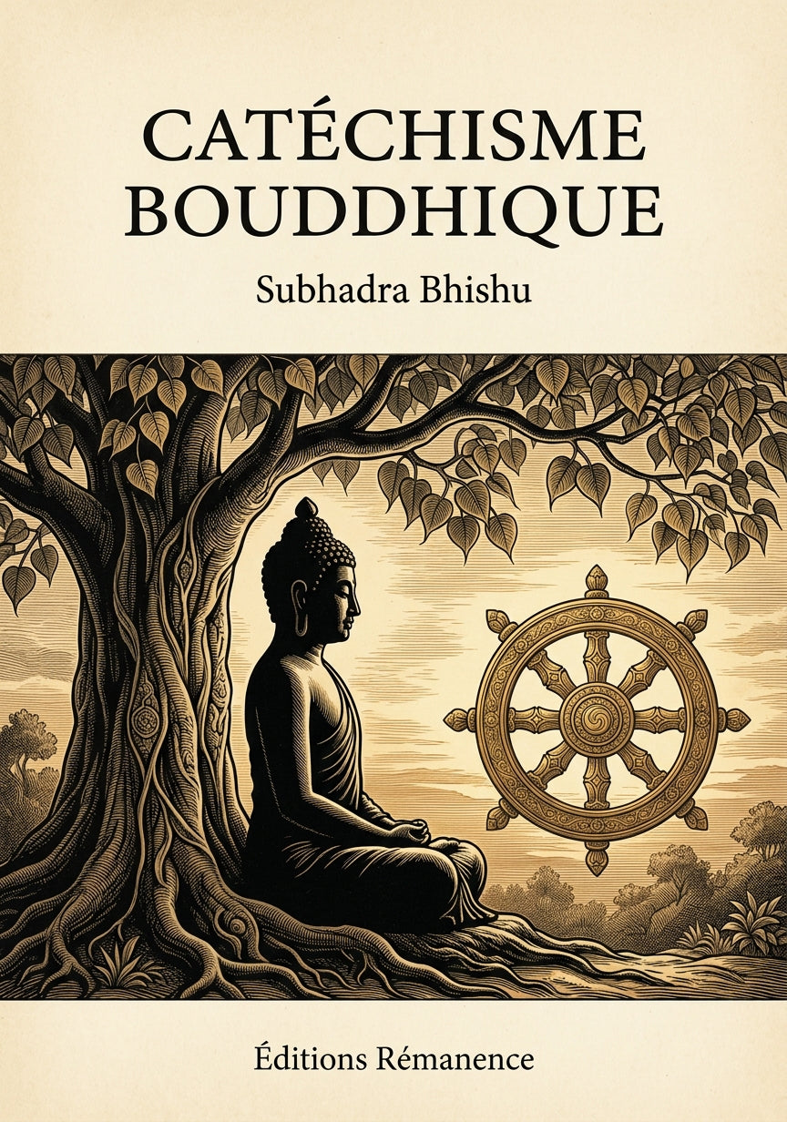 Livre Catéchisme bouddhique par Subhadra Bhishu - Couverture - Editions Remanence