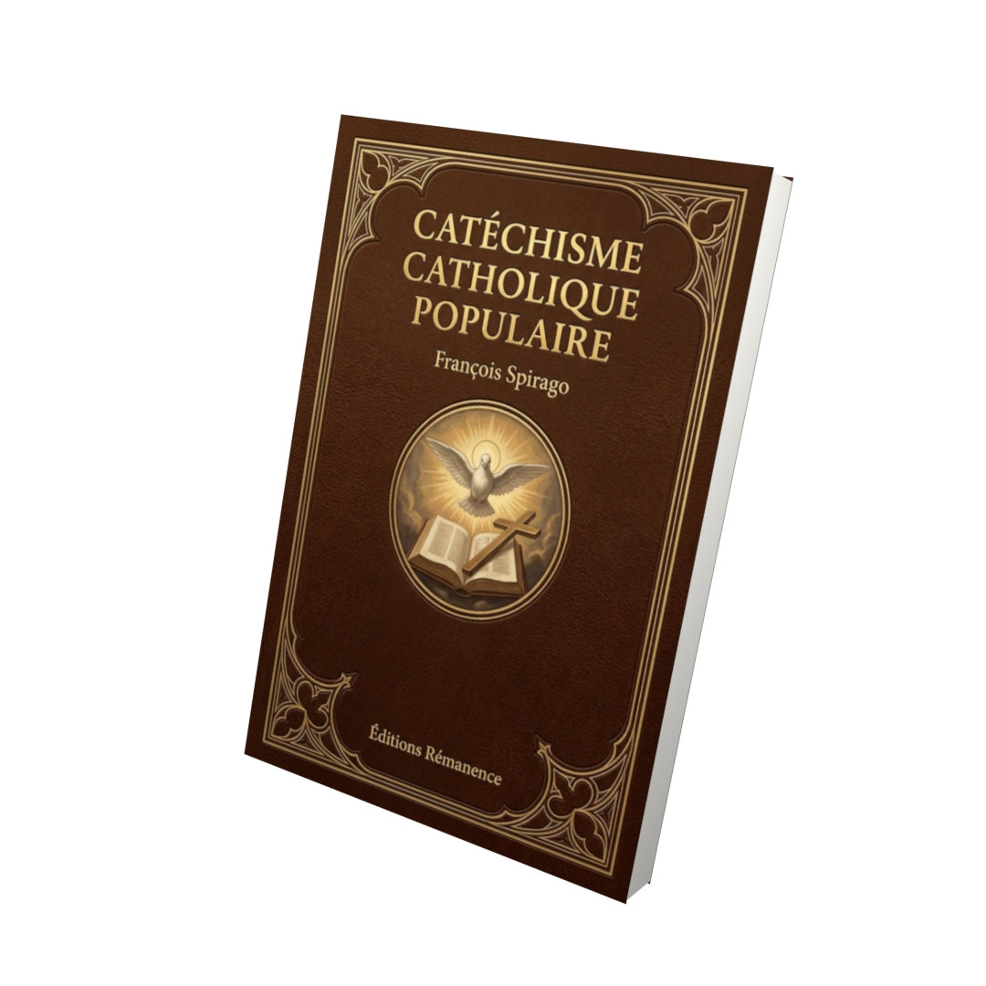 Livre Catéchisme catholique populaire - François Spirago - Vue 3D - Editions Remanence