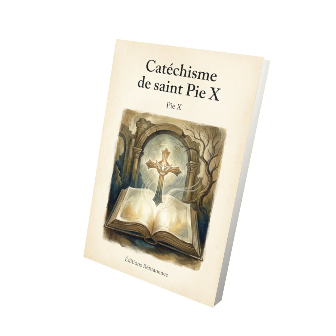 Livre Catéchisme de saint Pie X – Saint Pie X - Vue 3D - Editions Remanence