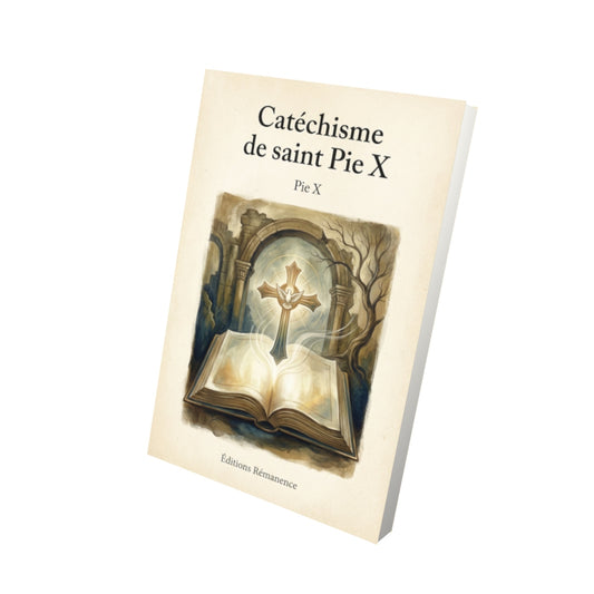 Livre Catéchisme de saint Pie X – Saint Pie X - Vue 3D - Editions Remanence