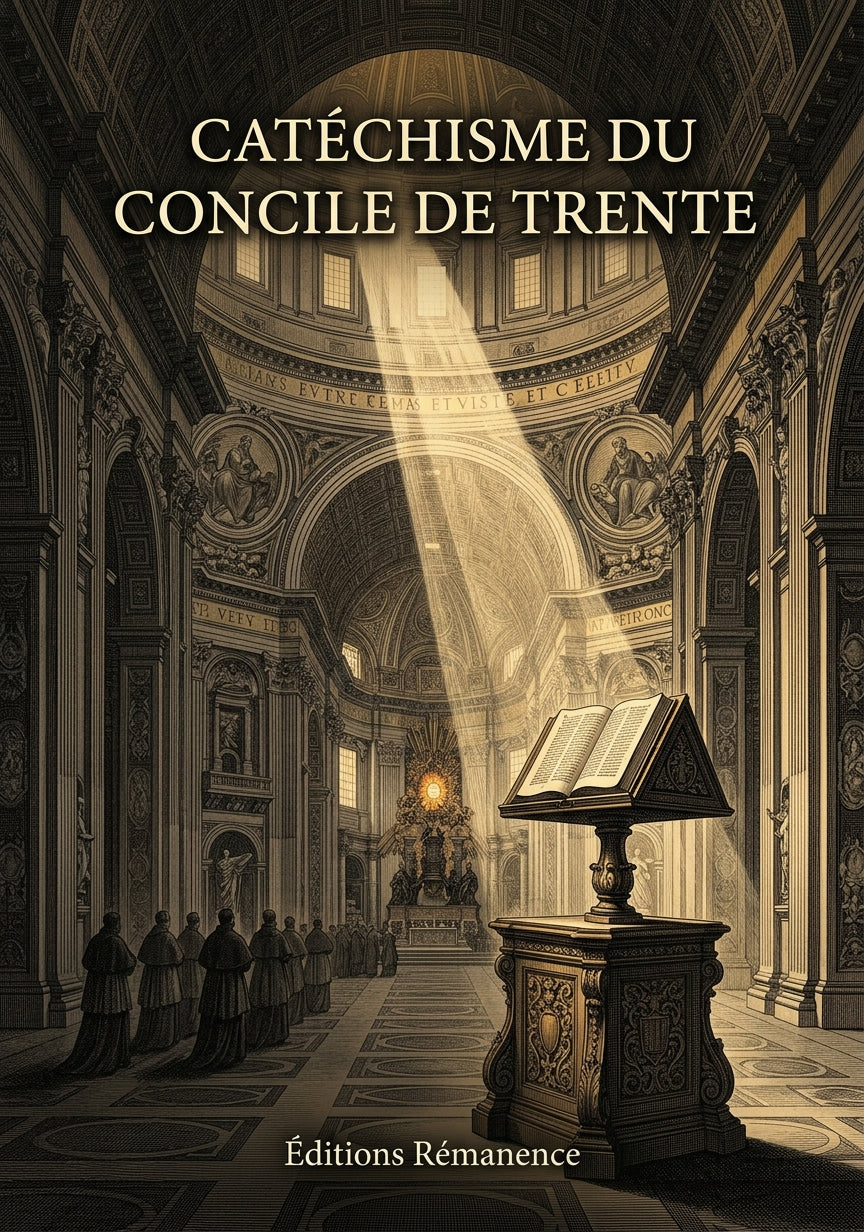 Livre Catéchisme du concile de Trente par Concile de Trente - Couverture - Editions Remanence