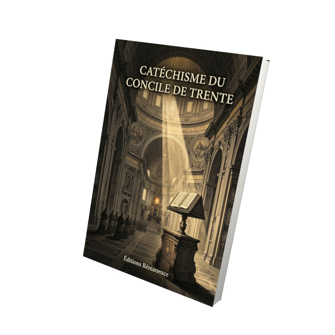 Livre Catéchisme du concile de Trente par Concile de Trente - Vue 3D - Editions Remanence