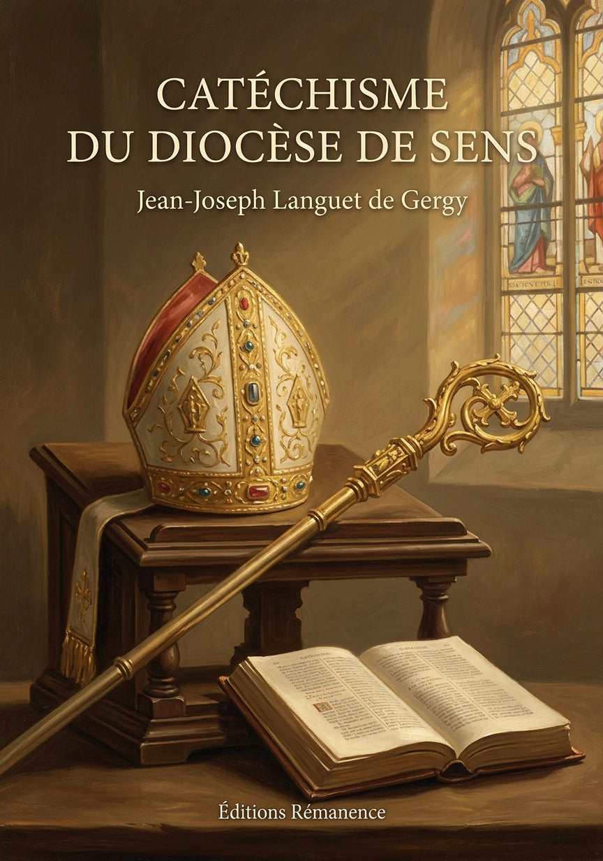 Livre Catéchisme du diocèse de Sens par Jean-Joseph Languet de Gergy - Couverture - Editions Remanence