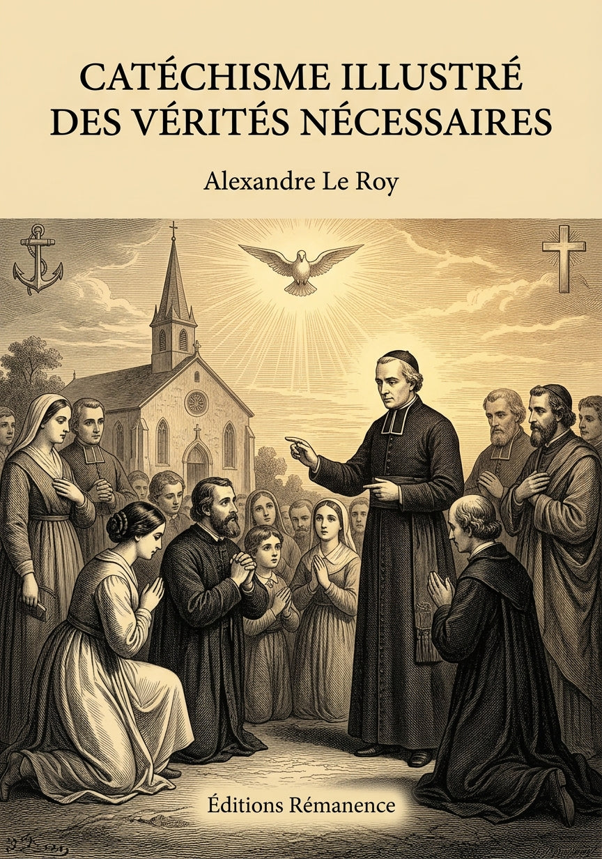 Livre Catéchisme illustré des vérités nécessaires par Alexandre Le Roy - Couverture - Editions Remanence