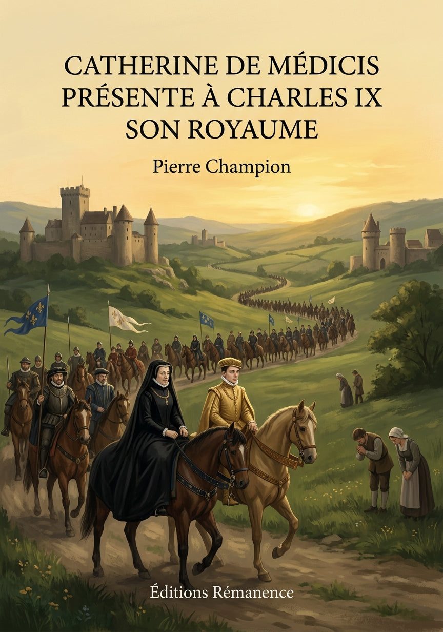 Livre Catherine de Médicis présente à Charles IX son royaume par Pierre Champion - Couverture - Editions Remanence